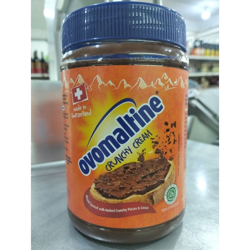 

Ovomaltine Choco Crunchy Cream With Malted Crunchy Pieces & Cocoa Selai Cokelat 680gr HALAL