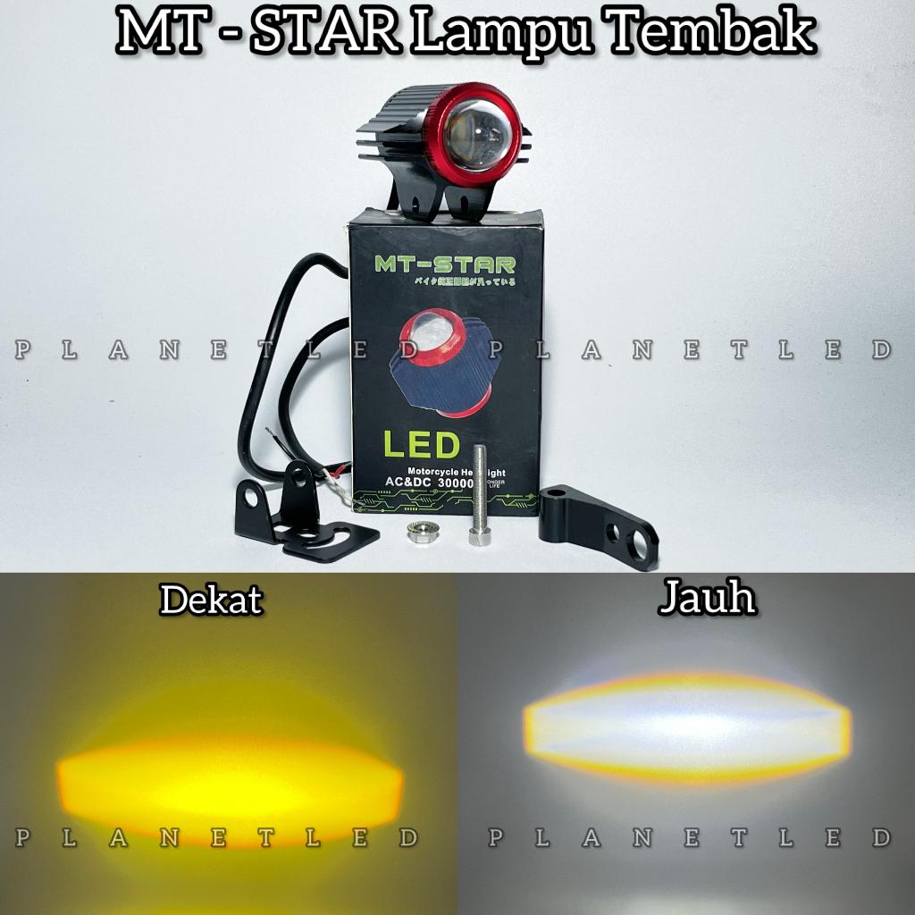 Lampu Tembak MT-STAR Sorot Laser LED D2 Model Sayap