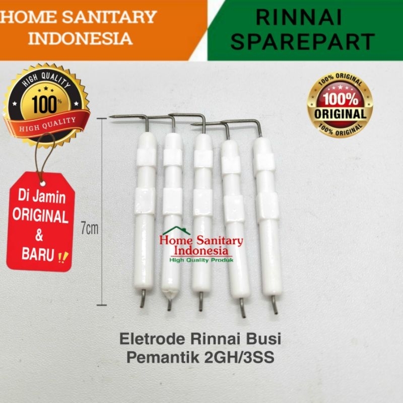 HSI | Sparepart RINNAI Rb 2Gh , Rb 3SS, Rb 2EHii, SPARKER / THERMOCOUPLE / BUSI Pemantik / Seal Kare