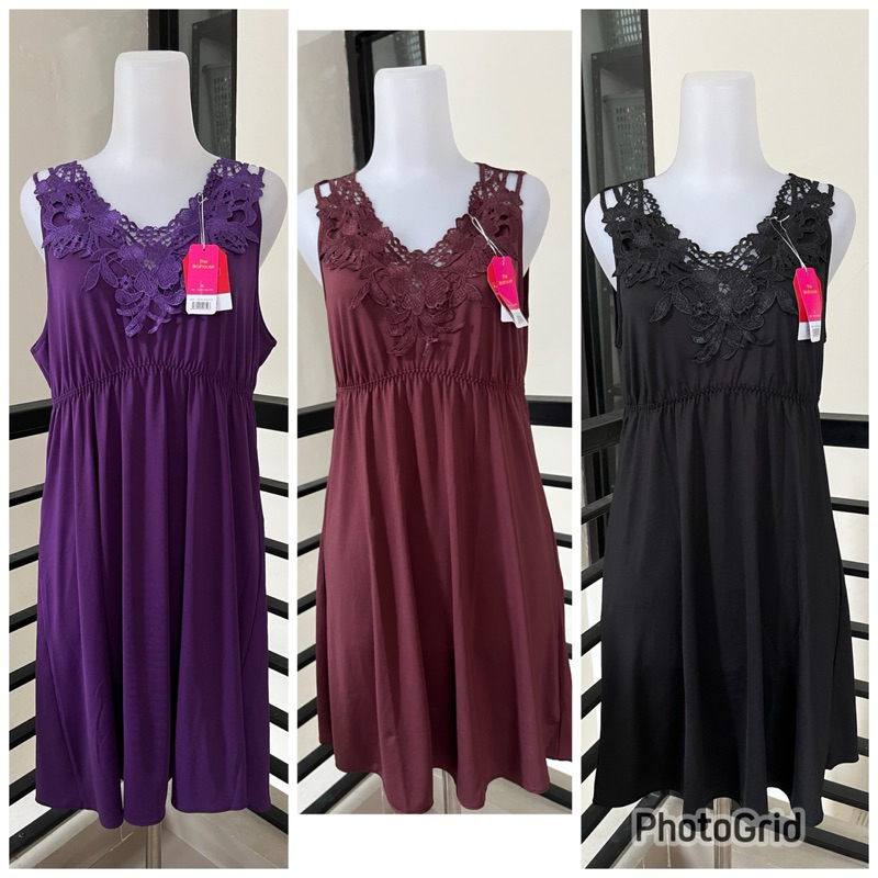 THE BRAHOUSE DASTER TERBARU LINGERIE DRESS BAJU TIDUR SEXY SIZE L XL B09-1537N