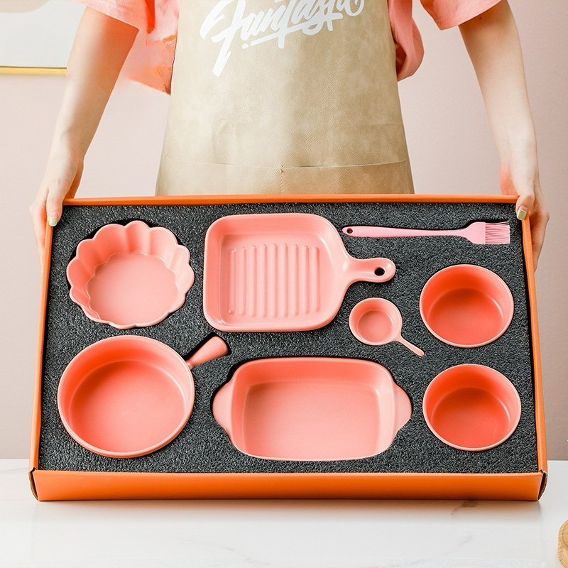 SET KADO/HAMPERS mangkok piring keramik lucu aesthetic