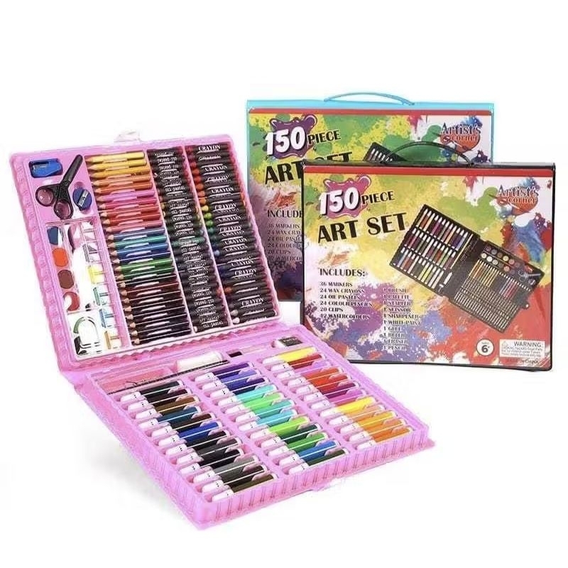 

crayon set anak lengkap pensil warna cat air crayon set 150pc