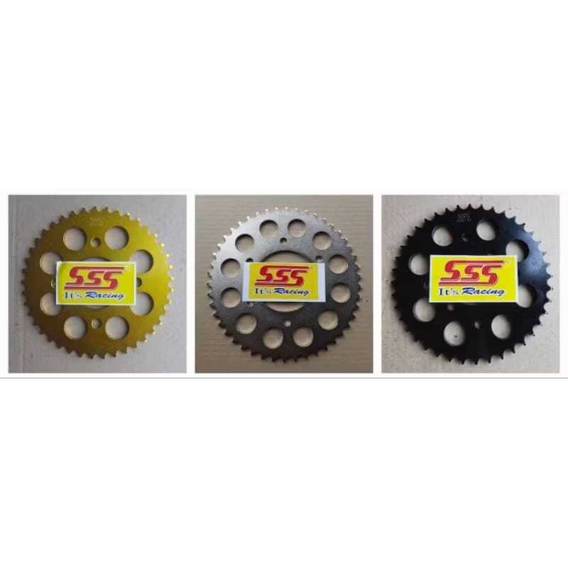 GEAR / GIR BELAKANG SSS RACING 415/428 (UKURAN RANDOM) ALL SERIES MOTOR (Ninja 150,  KLX 150, Sogun 