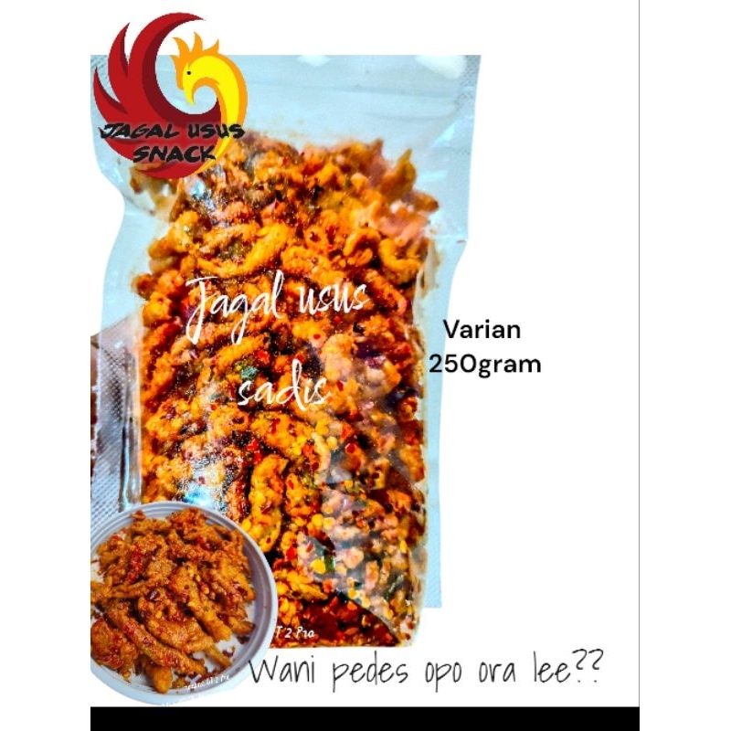 

KRIPIK USUS JAGAL SNACK/ USUS CRISPY MURAH 250G PEDAS DAUN JERUK NAMPOL