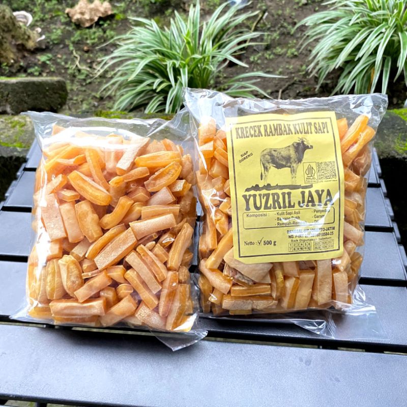 

Lezatoz_Genz Krecek Rambak Kulit Sapi Asli Bentuk Potongan Stik Kapsul Yuzril Jaya