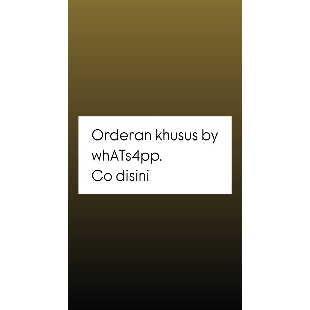 

ORDERAN KHUSUS dari ADM