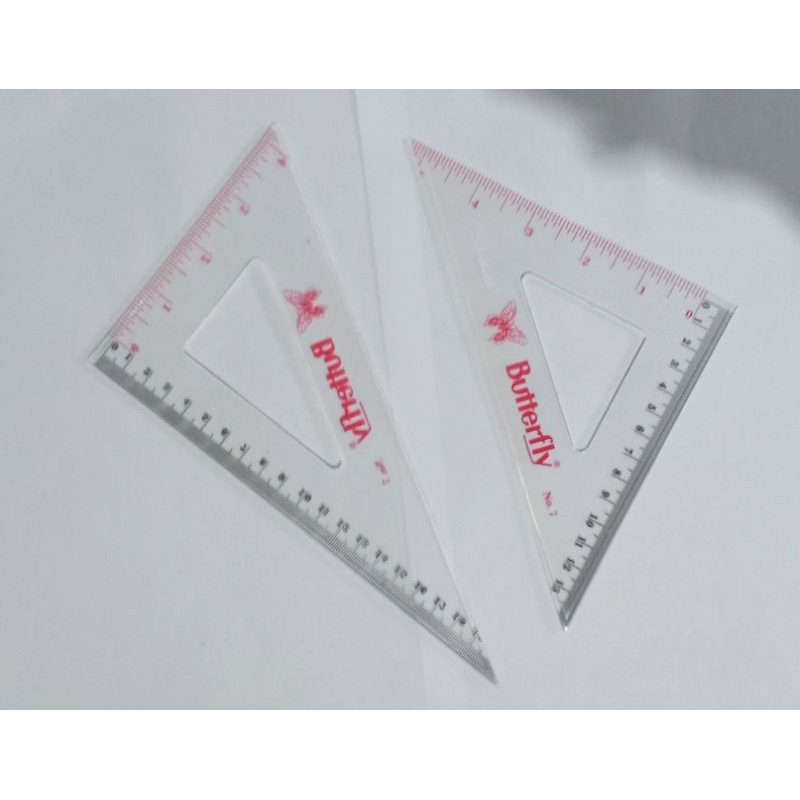 

penggaris segitiga kecil butterfly no 8