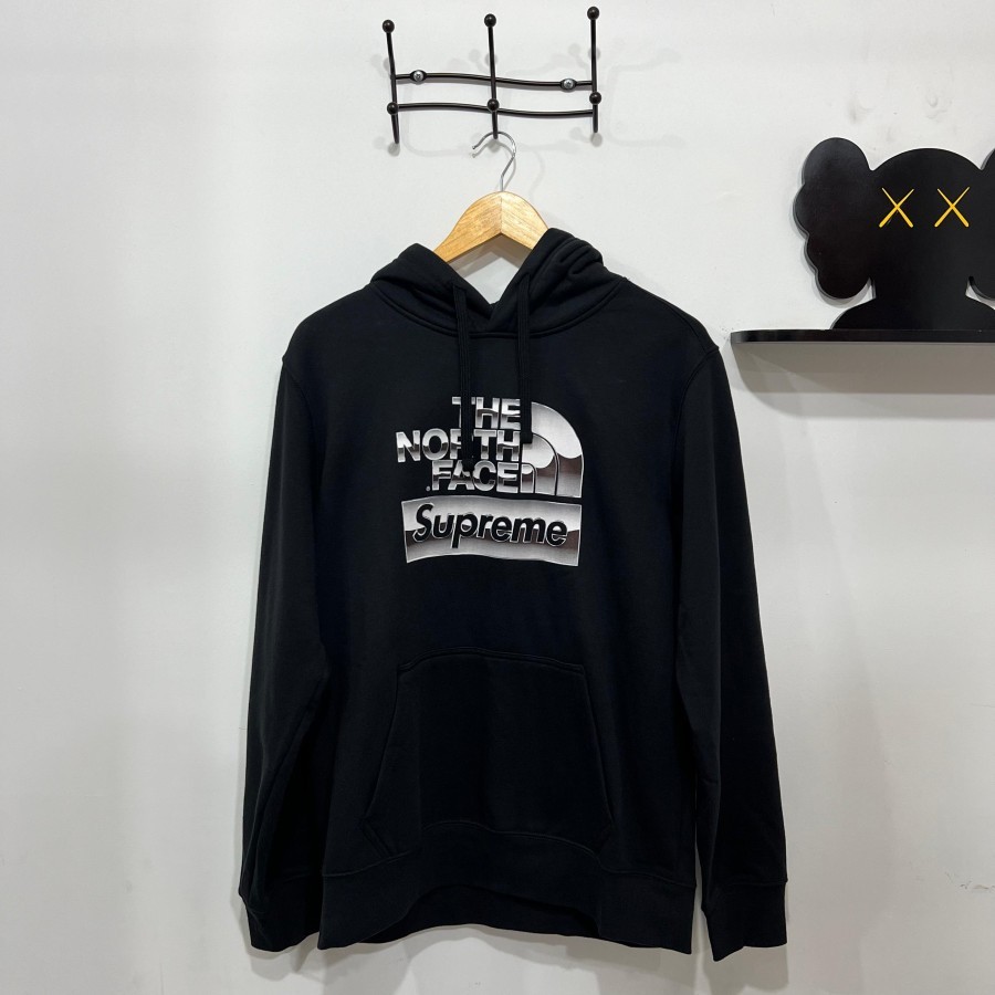 Supreme X North Face Black Hoodie