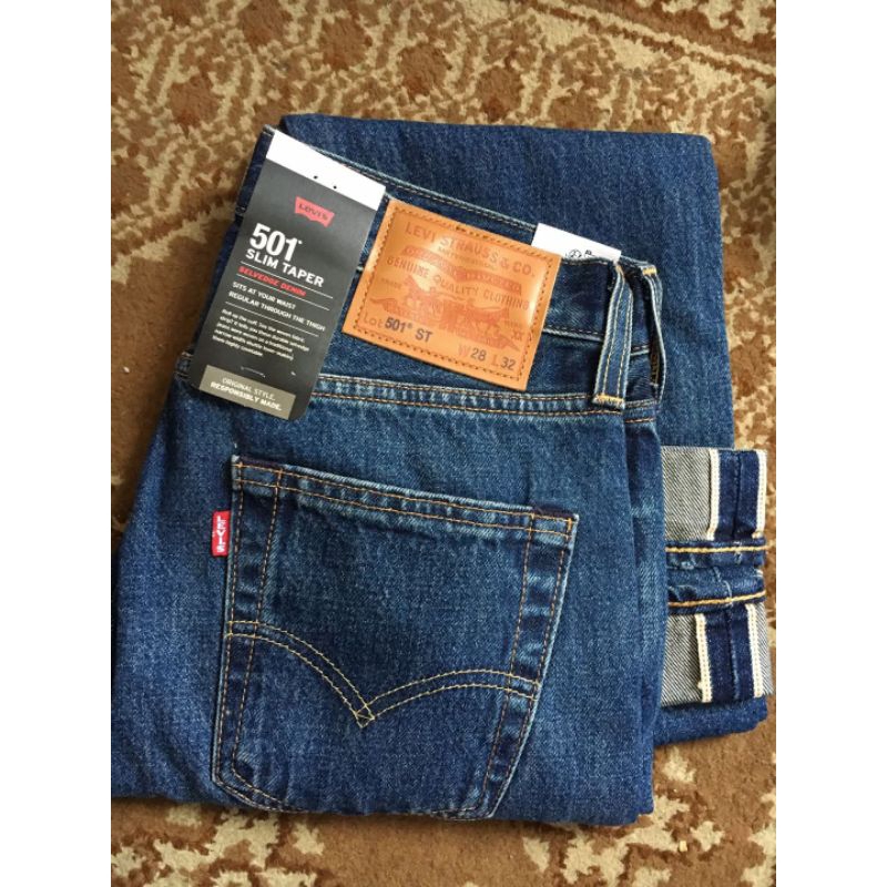 Levi' s 501 Slim Taper Fit Selvedge