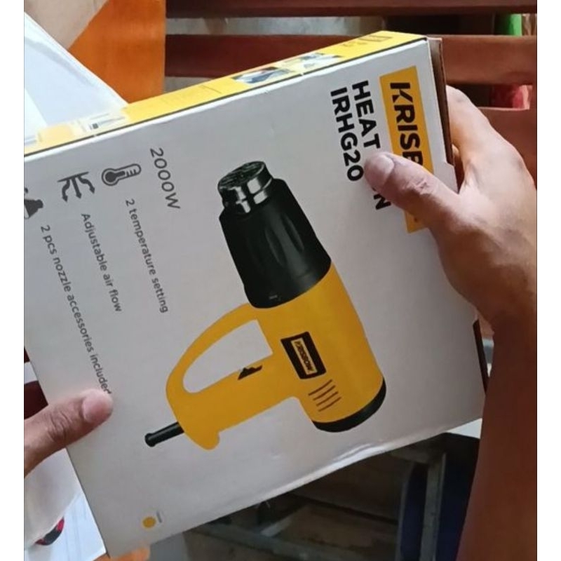 hot gun heat gun krisbow IRHG20 GUN ALAT PEMANAS