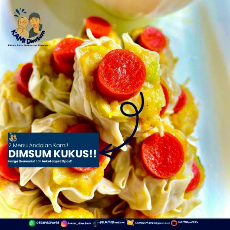 

DIMSUM KUKUS ENAK, MURAH, ISI 12PCS