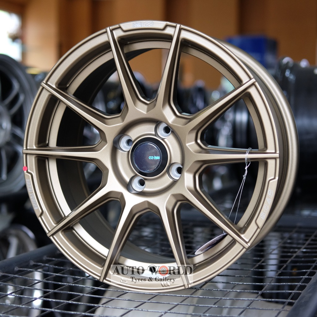Velg Original Enkei Tuning SC46 Ring 16 PCD 4x100 ET 40