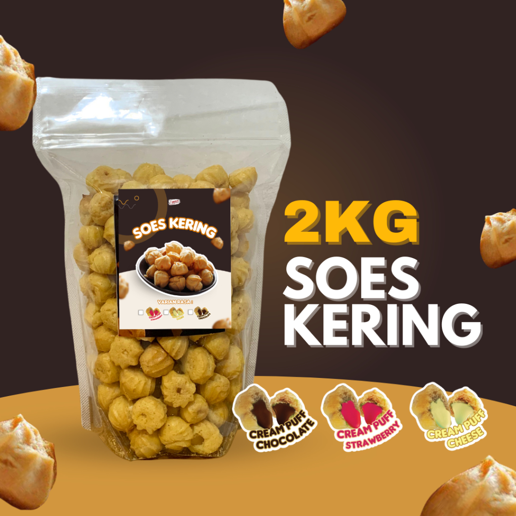 

Sus Kering Varian Rasa Coklat Kemasan 2kg Emmh Snack