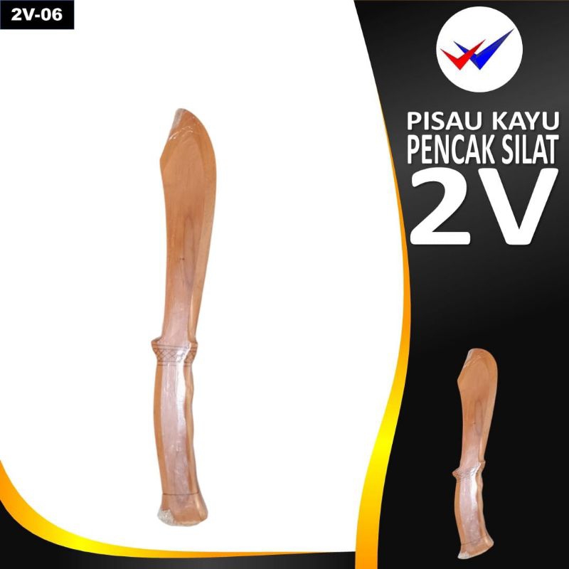 Pisau latih silat kayu training replika senjata tumpul