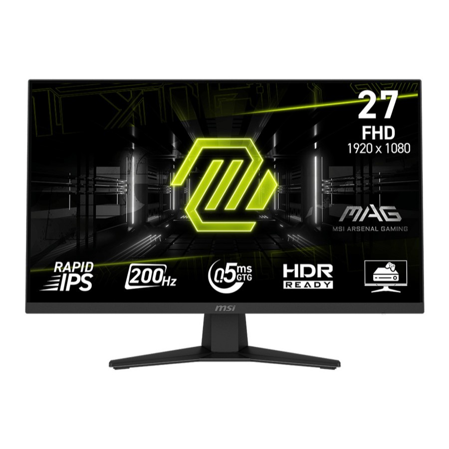 MSI MAG 274F GAMING MONITOR - 27" INCH FHD RAPID IPS 200Hz 0.5ms MAG274F