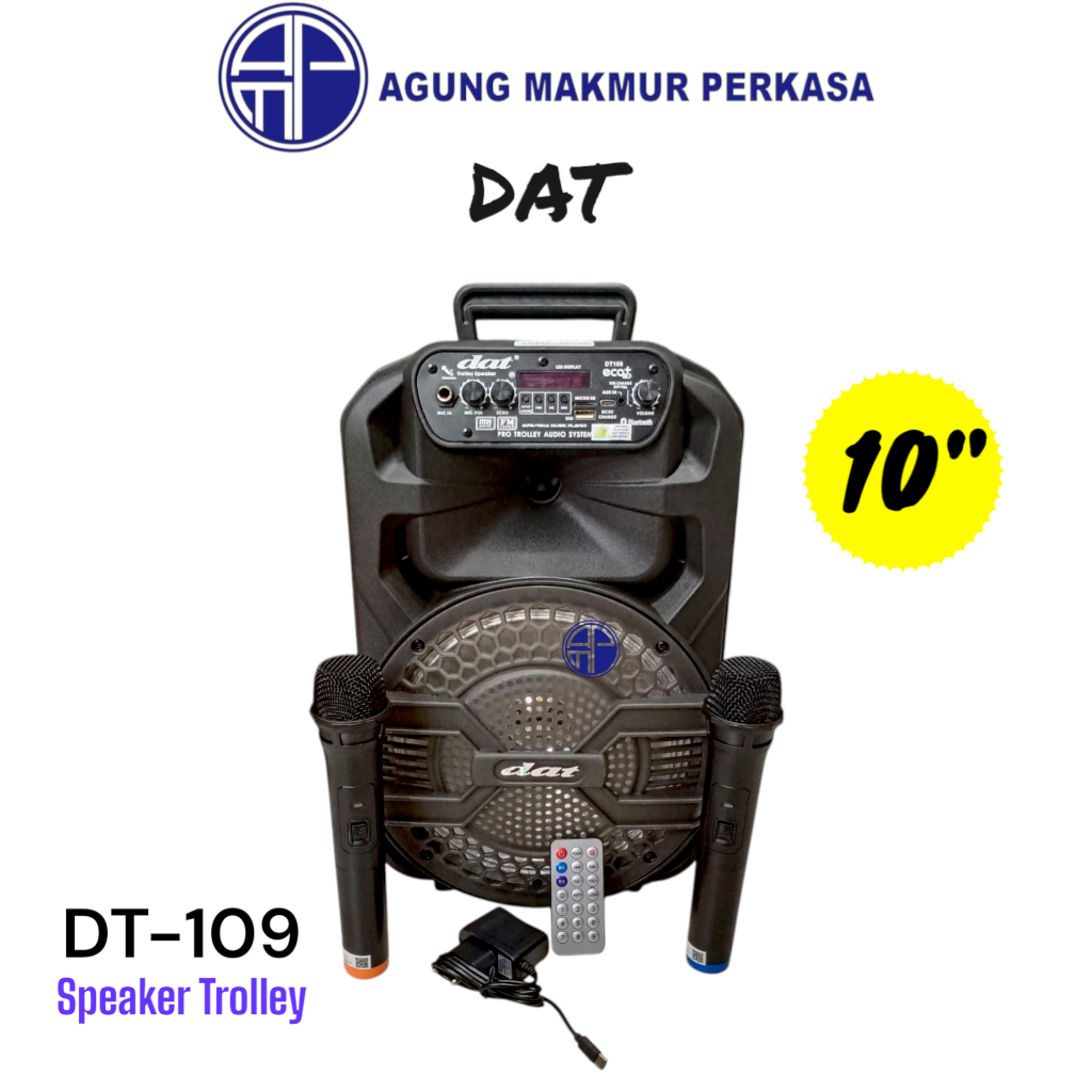 Speaker Bluetooth 10 Inch Bass Aktif + Mic 2 Sound Bass
