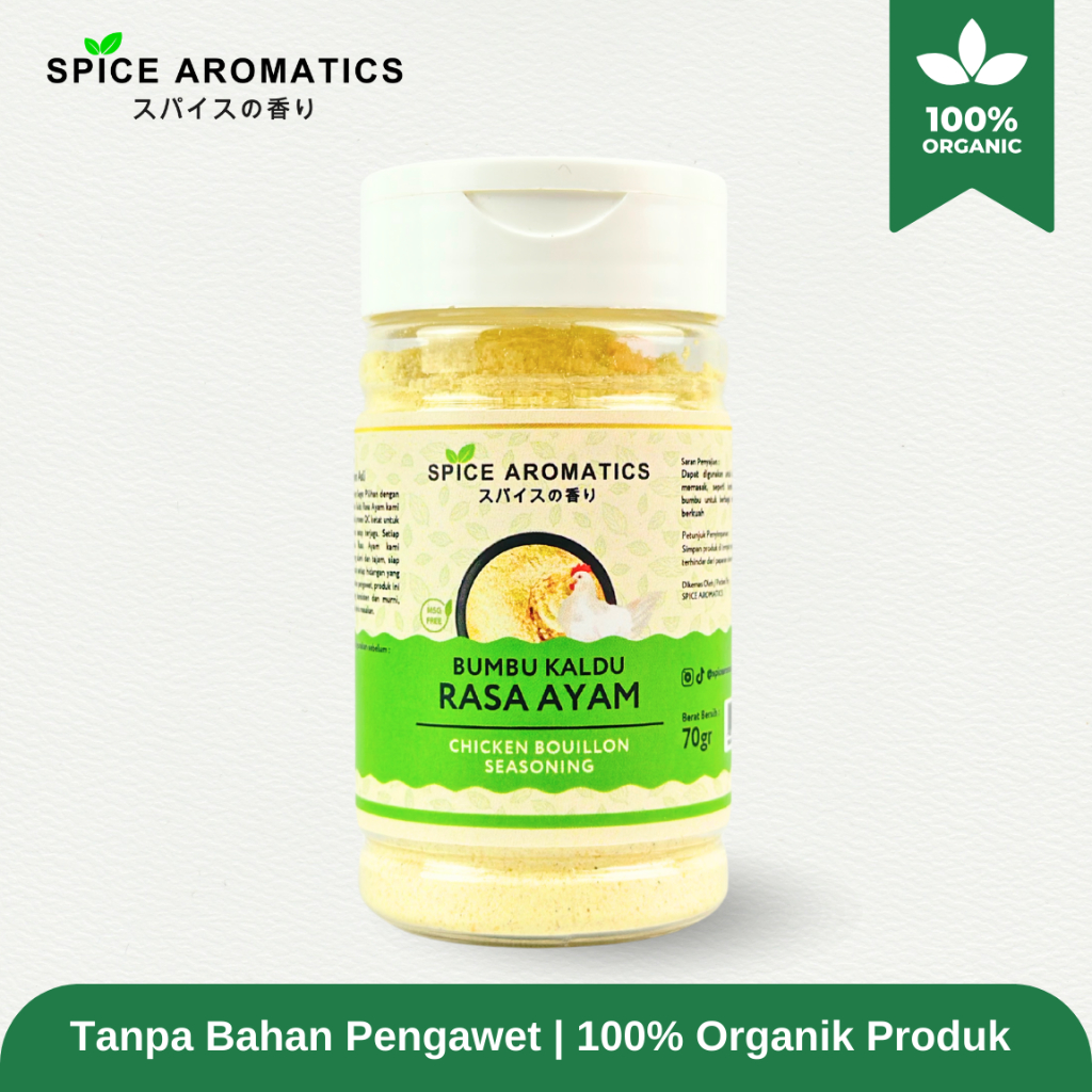 

SPICE AROMATICS Kaldu Ayam Non MSG / Chicken Bouillon Seasoning Premium Quality