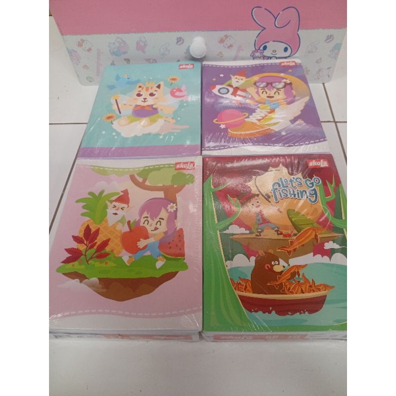 

Buku Tulis SKOLA 58 Lembar Per Pack isi 10 Pcs