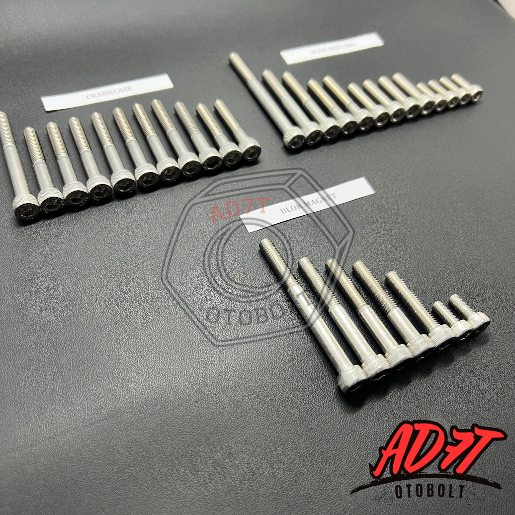 Baut Set Mesin Suzuki A100 Kunci L Stainless Anti Karat
