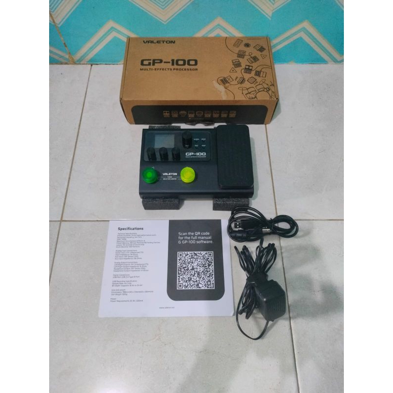 Effect gitar valeton gp100 second