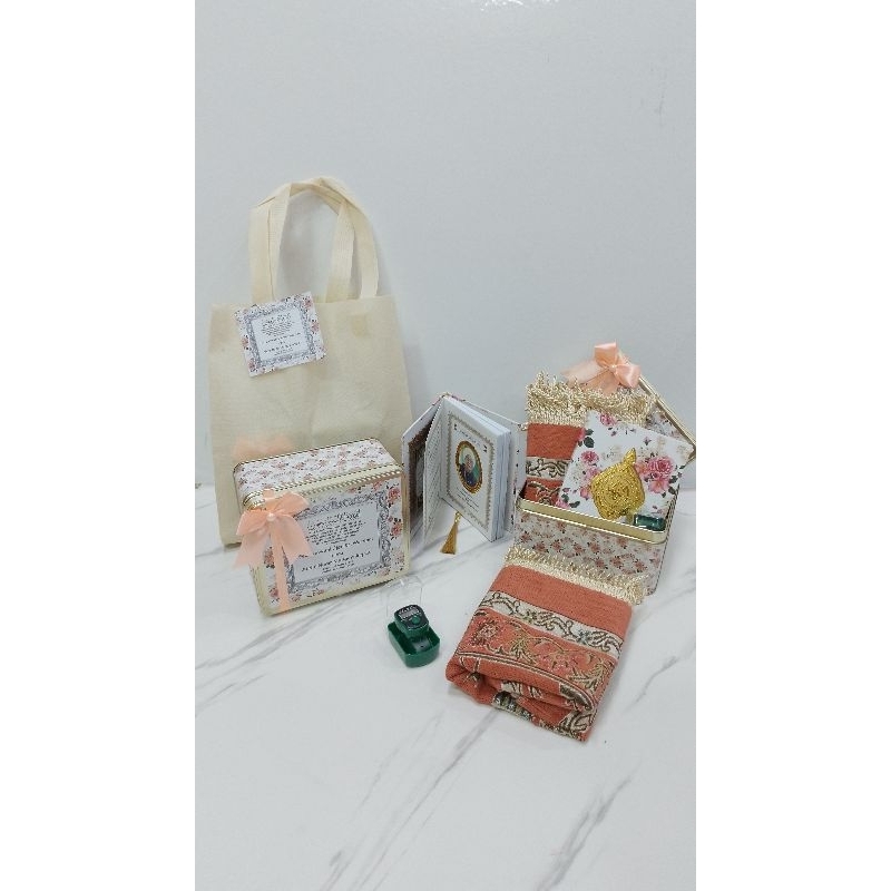 souvenir paket mengenang 40 hari/100 hari/souvenir paket yasin,sajadah,tasbih digital/souvenir penga