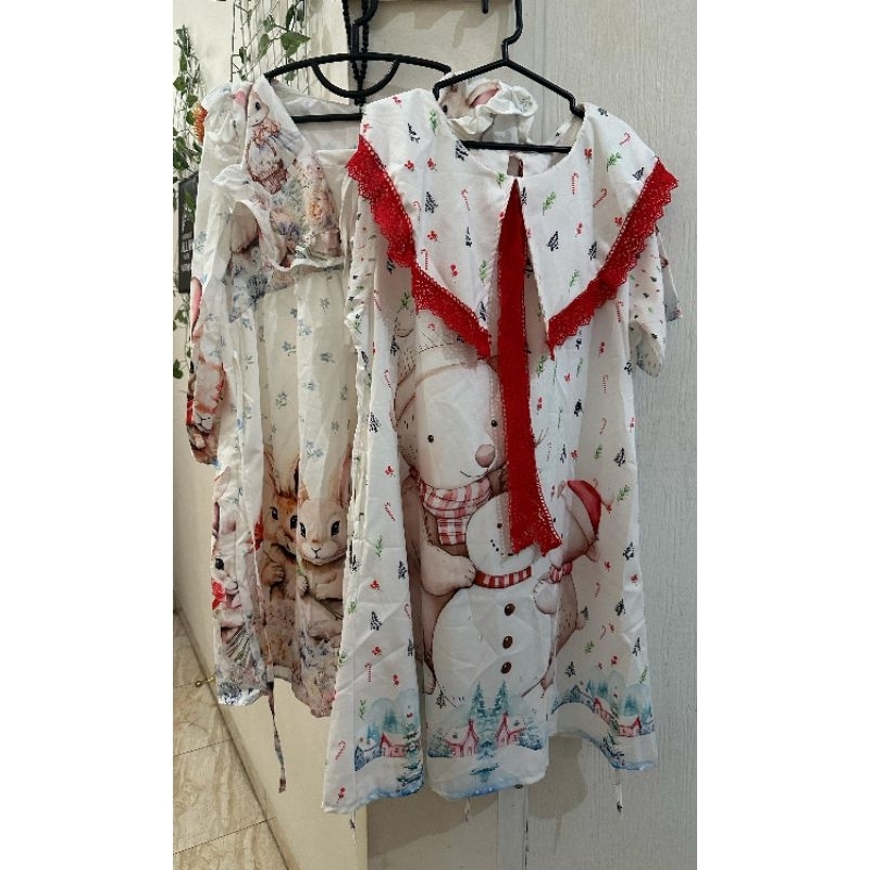 Dress Daster Homedress Midi Import Vintage Shabby ORI BKK