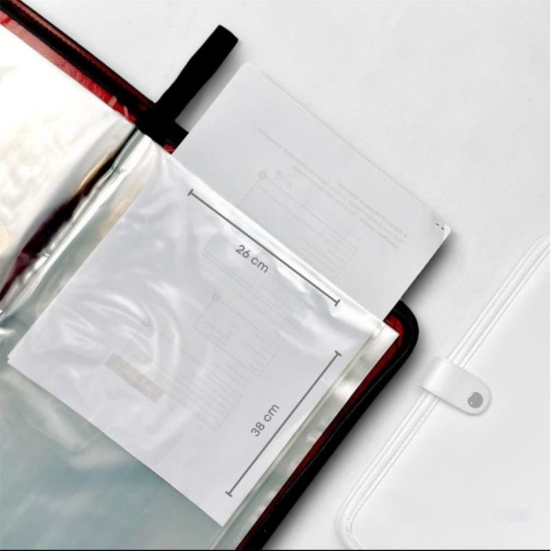 Topla Dokumen Keeper Folio Isi 20 File / Map Ijazah Clear Holder