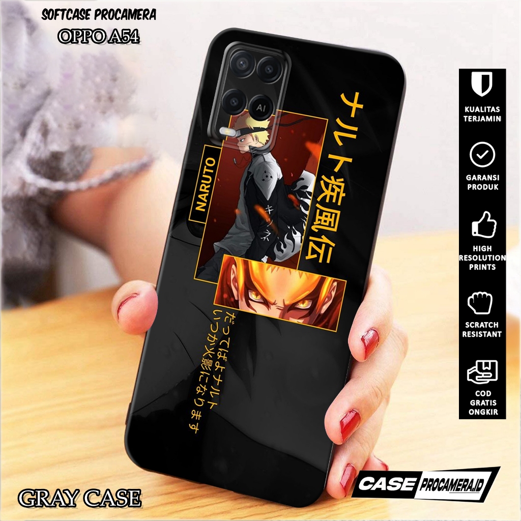 Case OPPO A54  - Casing OPPO A54  ( NARUTO)  - Kesing Hp - Casing Hp  - Case Hp - Case Terbaru - Cas