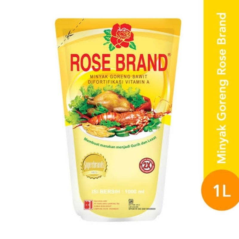 

aina Rose Brand Minyak Goreng 1L Beta Karoten Vitamin E