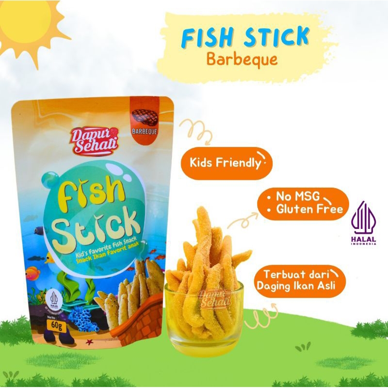 

Fish Stick Dapur Sehati Cemilan Anak Stick Ikan Laut Non Msg & Gluten Free