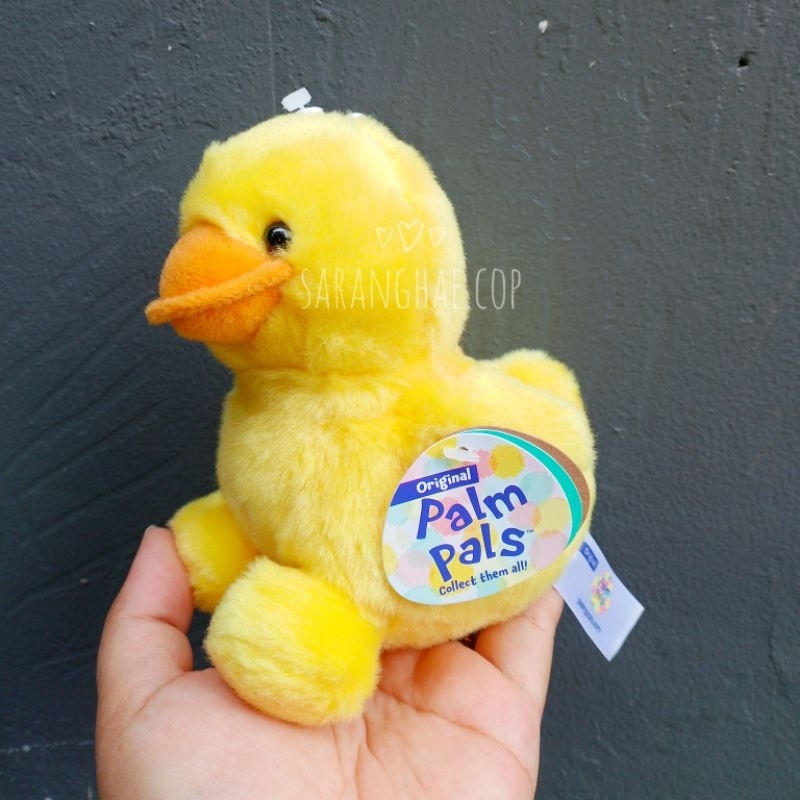 Boneka PalmPals Tubby Rubber Ducky New Item Original PalmPals Palm Bebek Pals