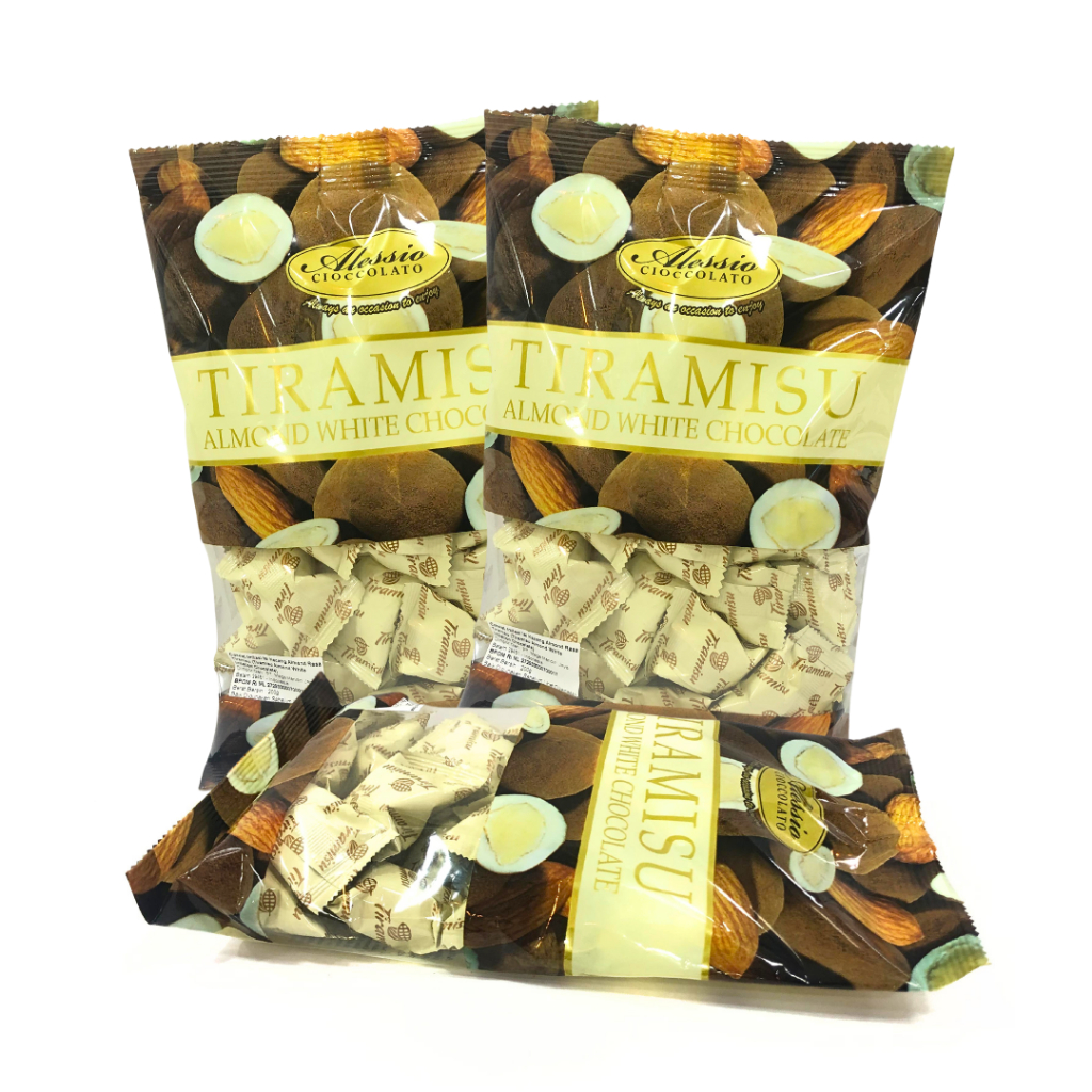 

Cokelat Alessio Tiramisu Almond White 200gr/alessio Cioccolato Tiramisu almond white 200gr
