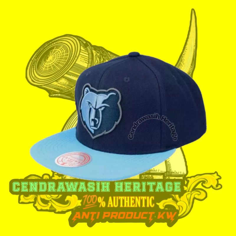 Mitchell And Ness Original Nba Team 2 Tone 2.0 Memphis Grizzlies Cap