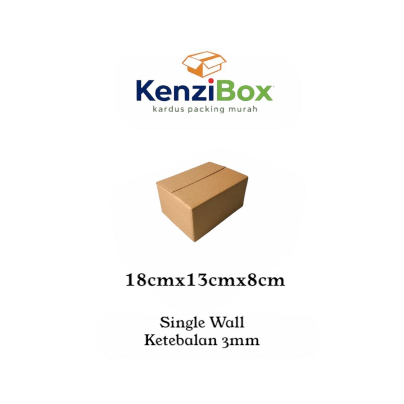 

kardus/karton/box UK. 18x13x8 cm single wall