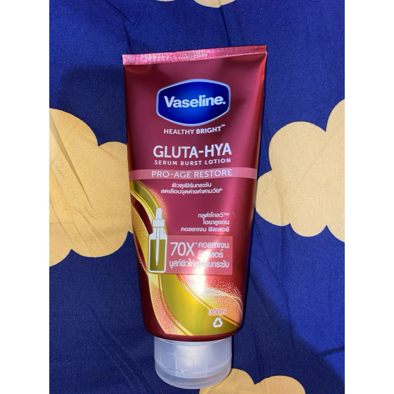 Preloved Skincare Bodycare Vaseline Gluta-Hya Pro-Age 70x Restore ORI THAILAND 300ml