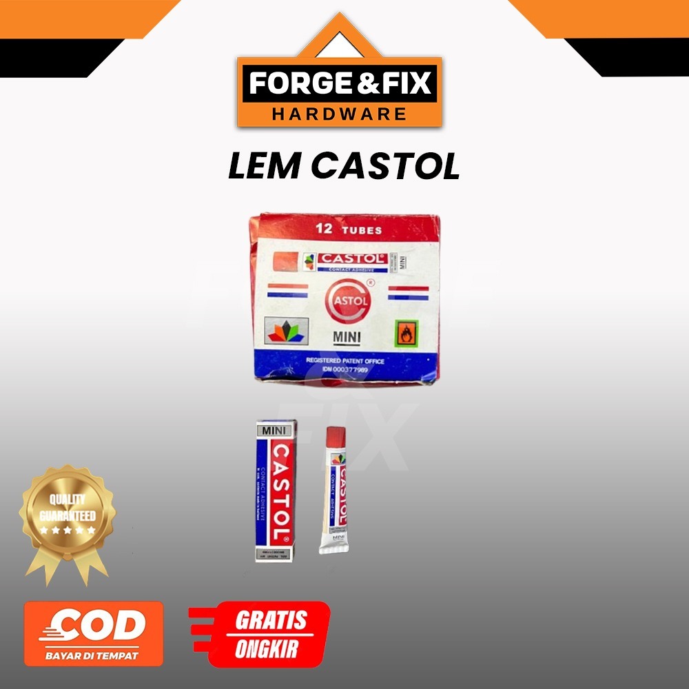 

CASTOL Lem Serbaguna Ukuran Kecil dan Mini