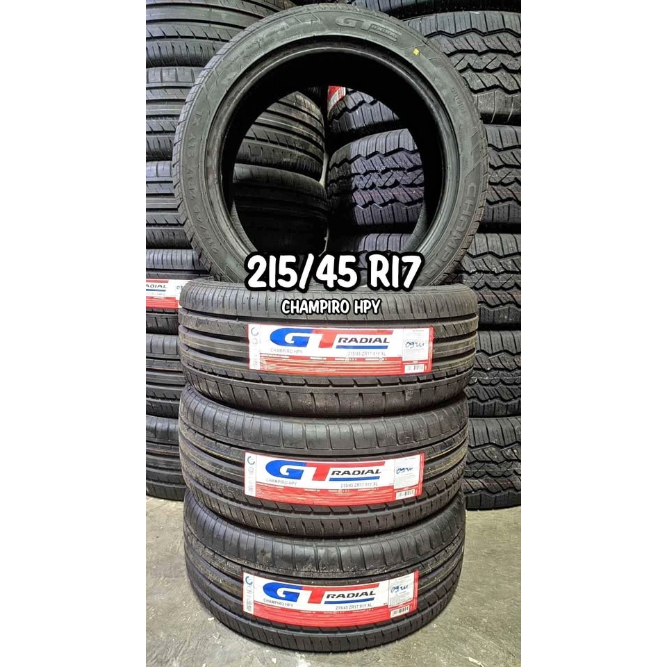 BAN MOBIL RING 17 GT RADIAL 215/45 R17 CHAMPIRO HPY 215 45