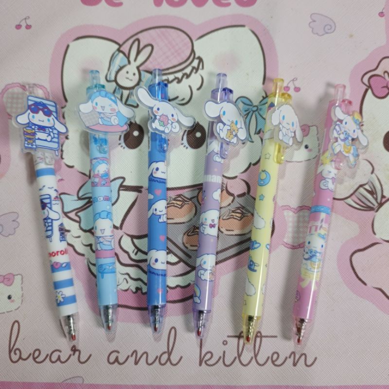 

ballpoint, pulpen akrilik sanrio cinnamoroll
