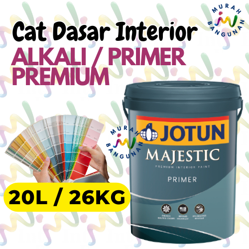 Cat Dasar Anti Alkali JOTUN Majestic Primer 20 Liter Pail / Sealer Interior JOTUN
