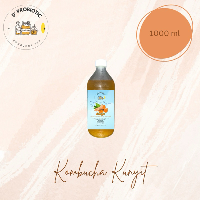 

KOMBUCHA KUNYIT D'PROBIOTIC TEH FERMENTASI