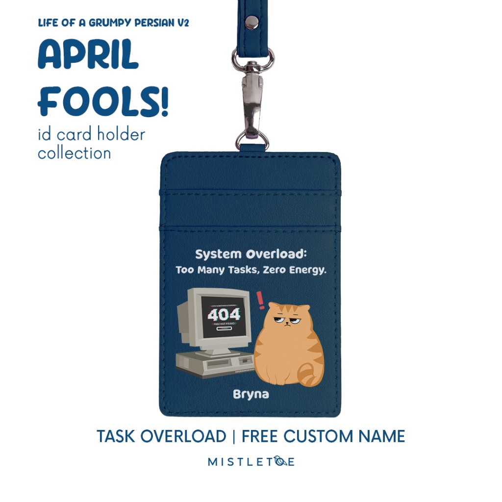 

April Fools! Custom ID Card Holder - Lanyard - Name Tag