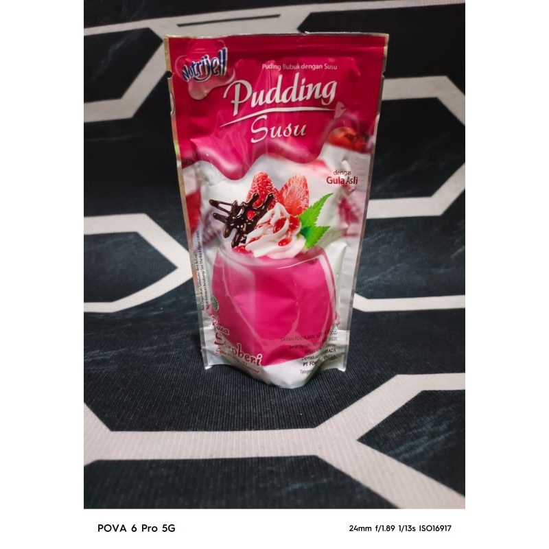 

Puding Susu Nutrijell STROBERI 130gram