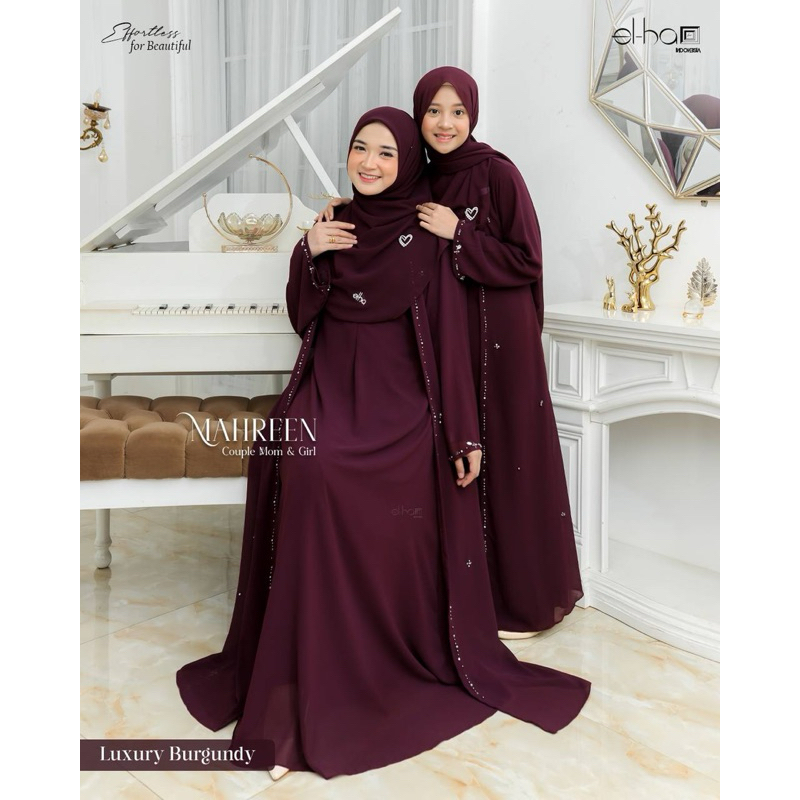 Denaf.outfit | Mahreen Abaya by Elha Indonesia - gamis abaya ceruty payet cantik