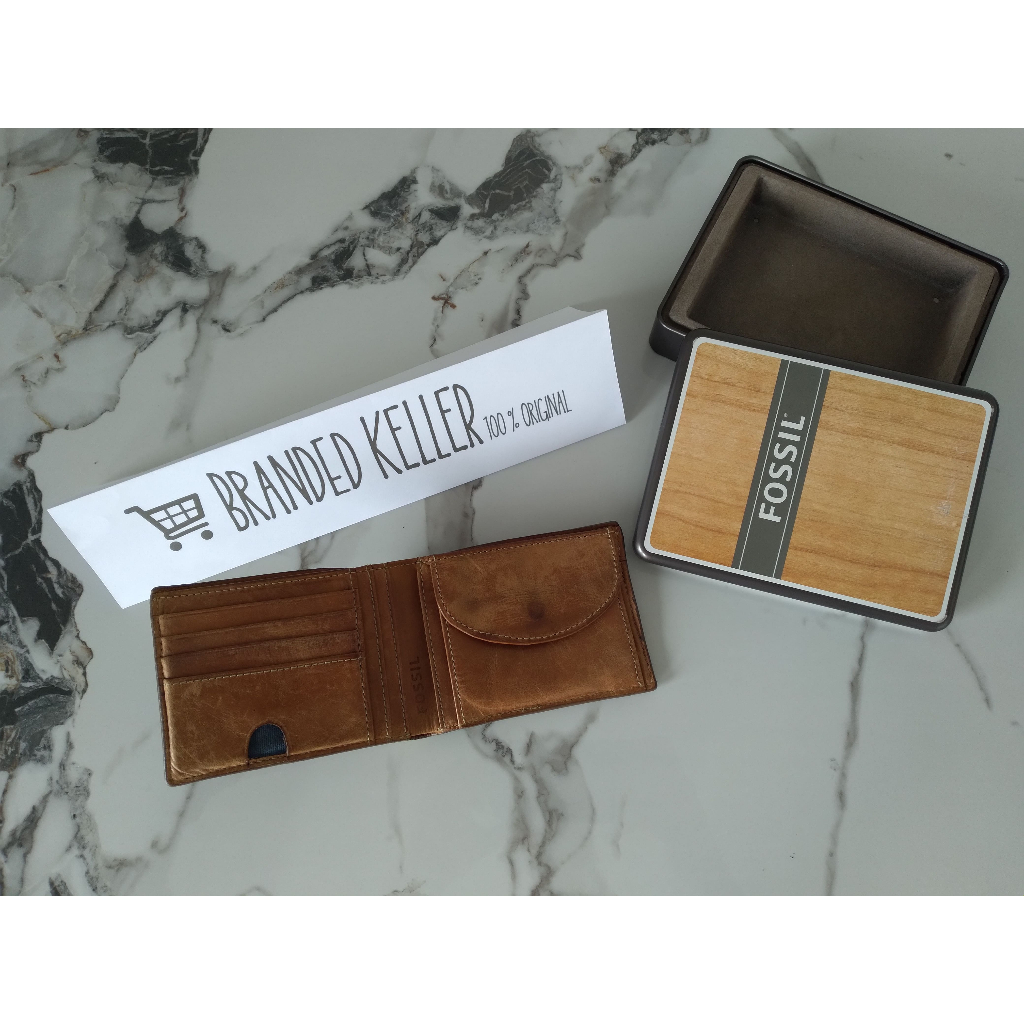 Dompet Fossil Pria Preloved in box 100% Original