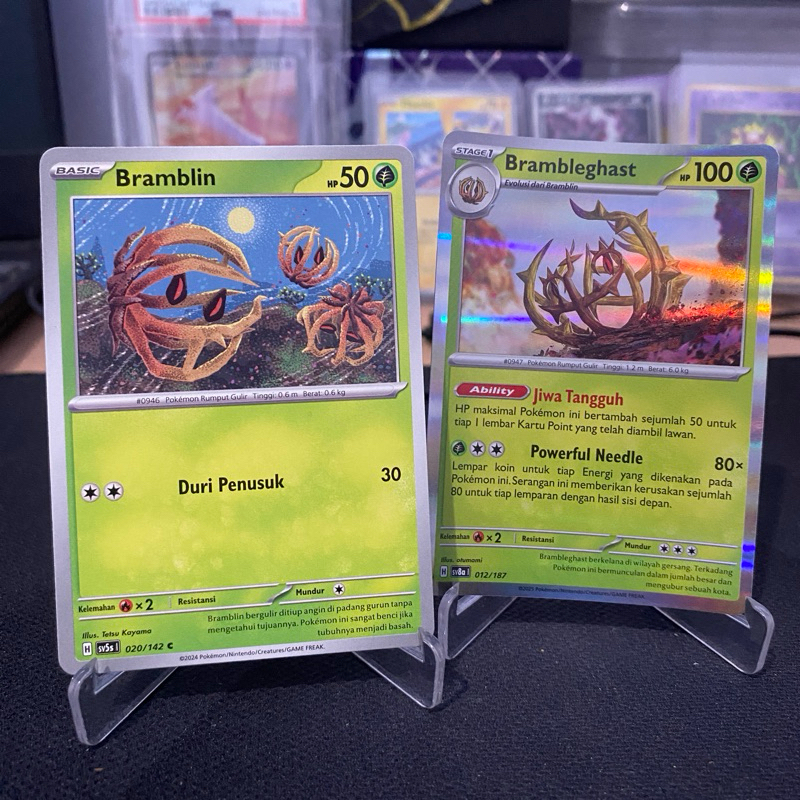 Set Evoline Bramblin • Brambleghast TCG Pokemon Indonesia