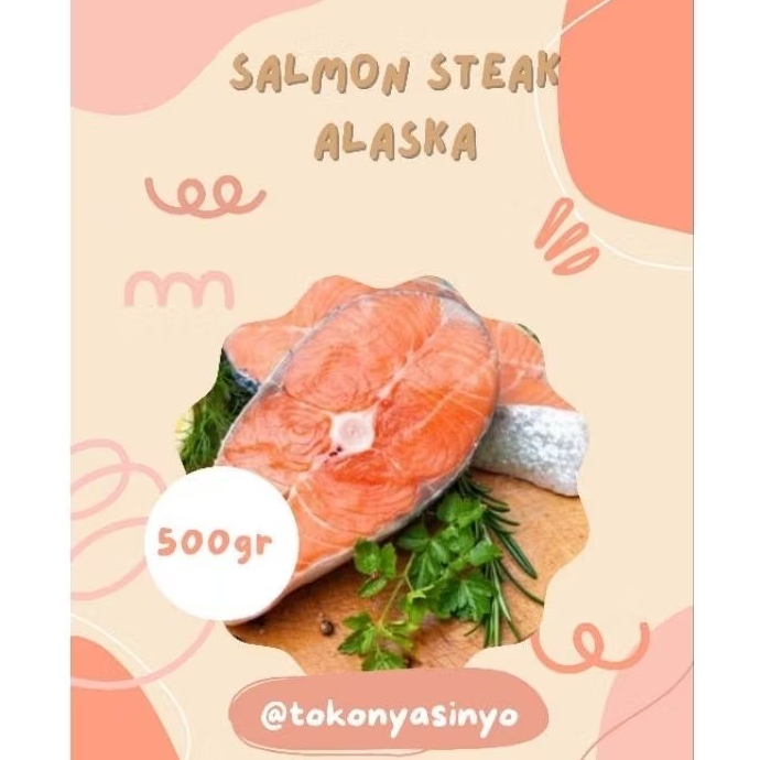 

SALMON STEAK SEGAR 500GR | SALMON CHUM STEAK
