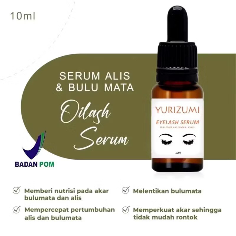 serum bulu mata oilash serum alis dan bulu mata yurizumi  oilash yrizumi bpom