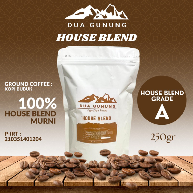 

KOPI HOUSEBLEND DUA GUNUNG 250 gr