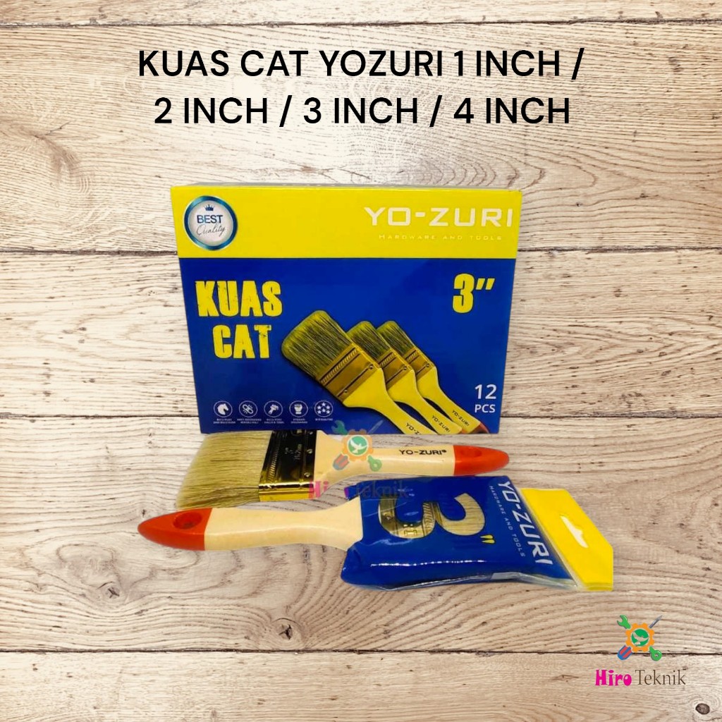 

KUAS CAT YOZURI 1 INCH / 2 INCH / 3 INCH / 4 INCH
