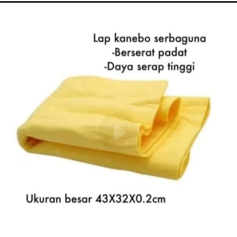 KANEBO LAP UKURAN 43X32X02 CM JUMBO LAP KANEBO SEBAGUNA UKURAN BESAR